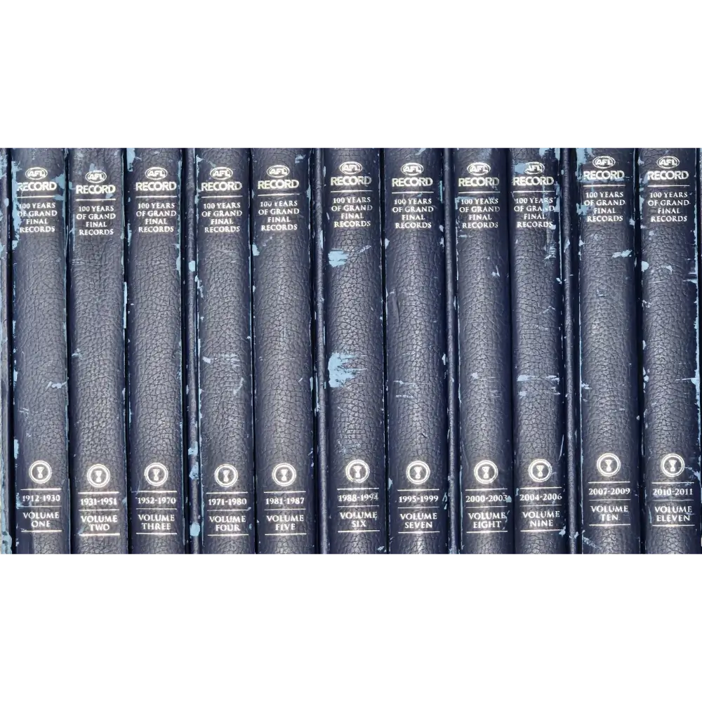 AFL Sports History Books – 11 Hardback Grand Final Records