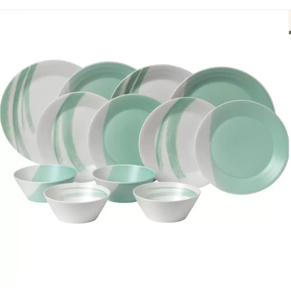 Durable dishwasher safe Royal Doulton 12-piece porcelain set