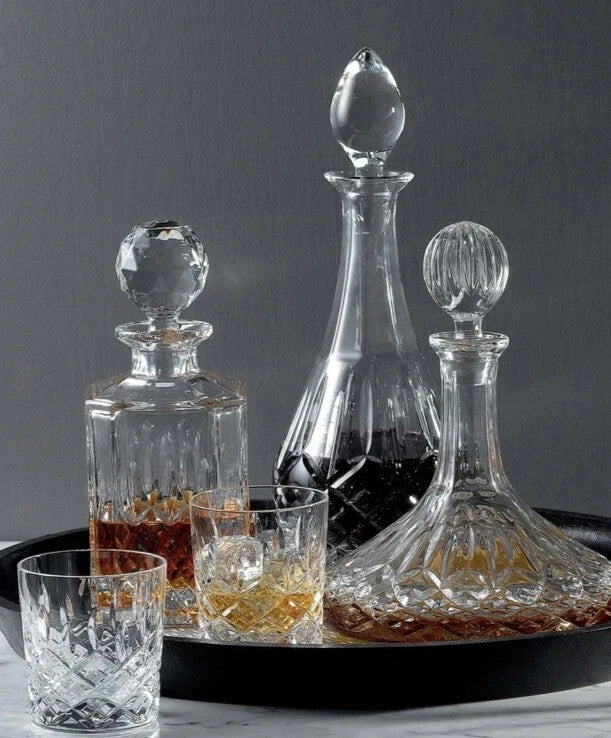 crystal wine decanter