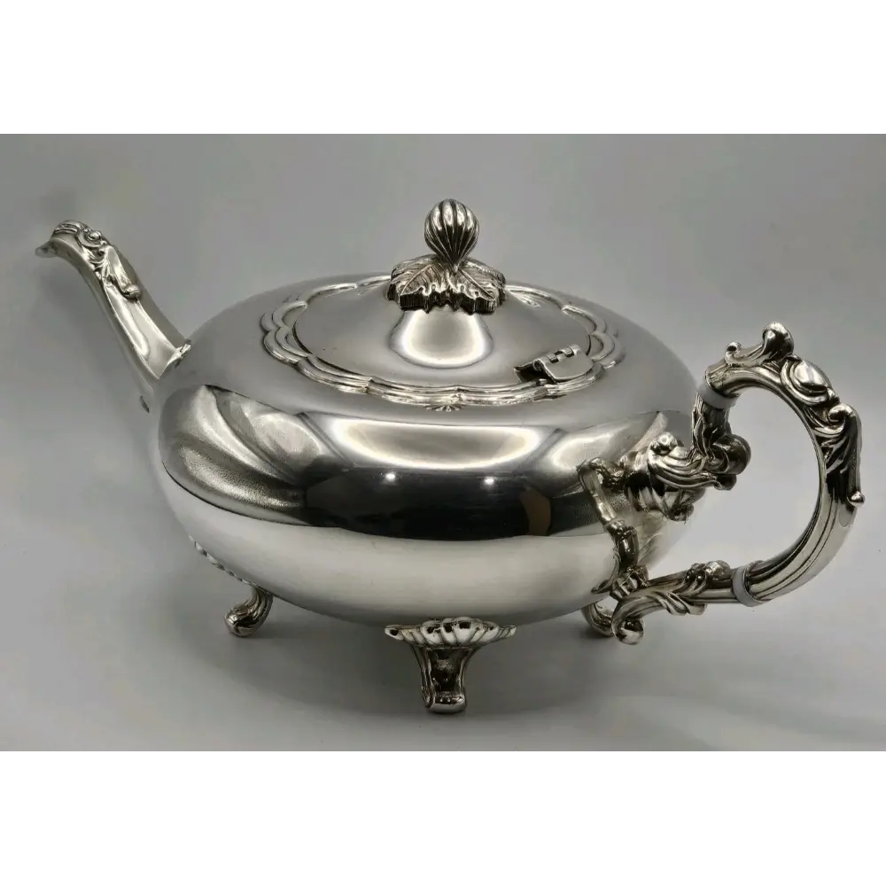 Timeless antique silver plated tea & coffee set for home display