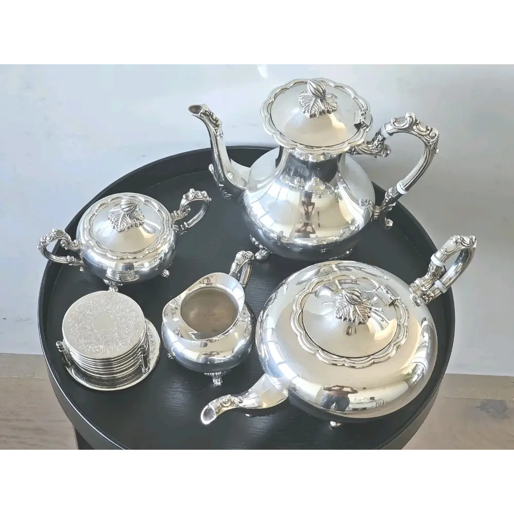 Decorative antique silver plated tea & coffee set for collectors