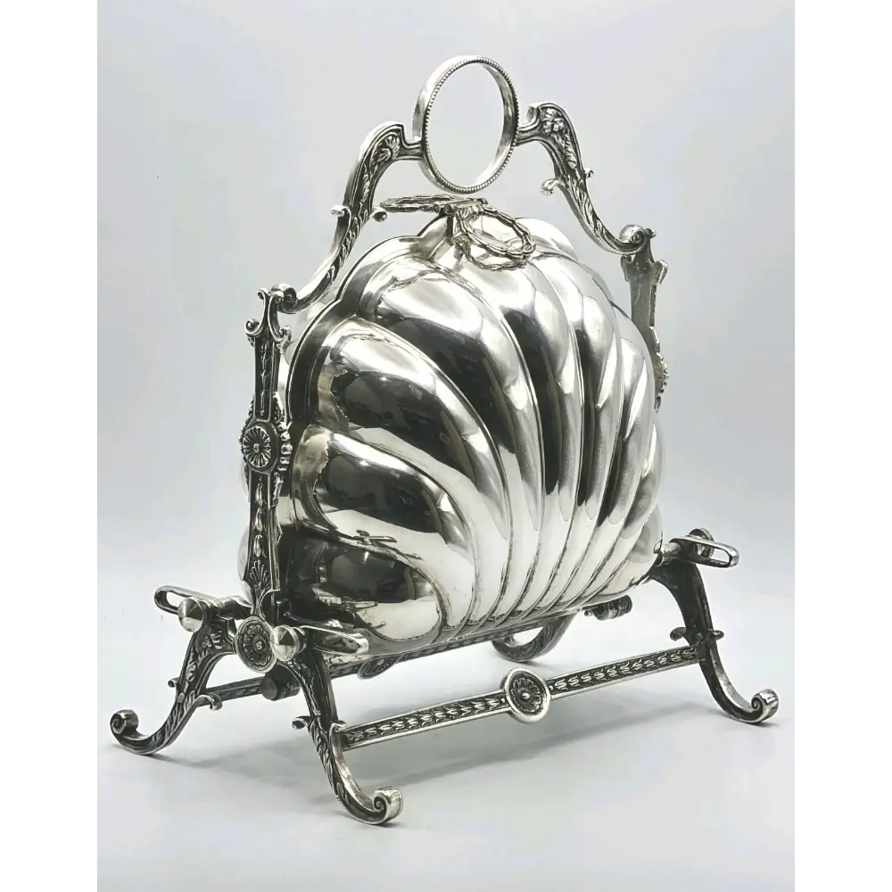 Collectible Antique Victorian Silver-Plated Serving Dish