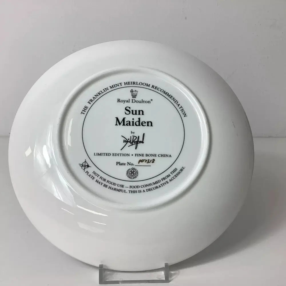 White china plate