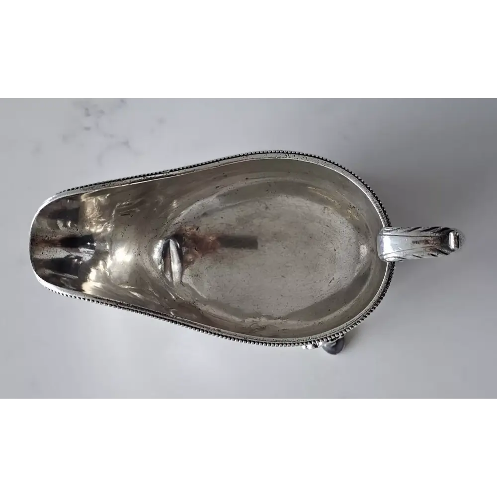 Silver gravy boat