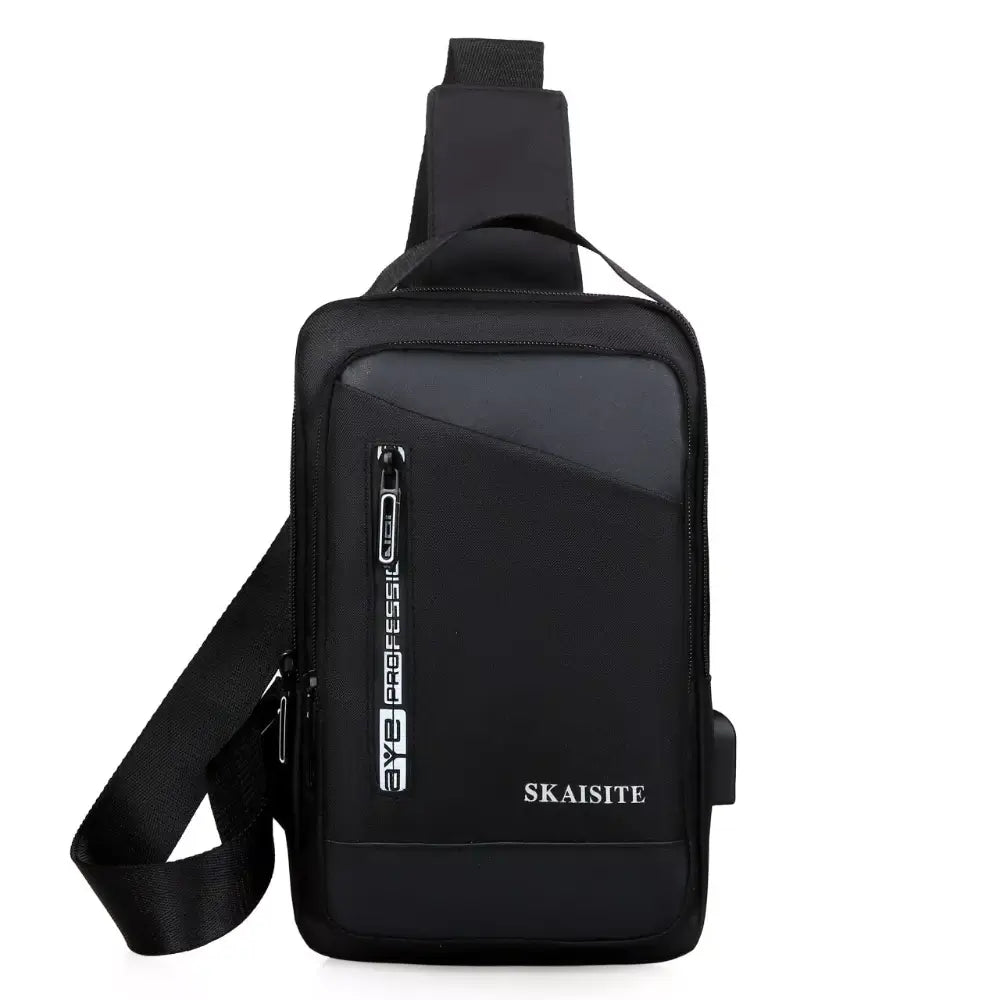 Black Sport Cross Body Bag