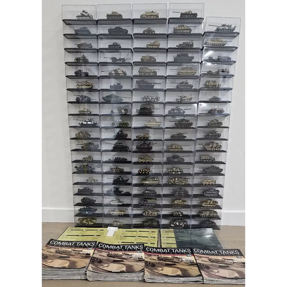Collection of model tanks