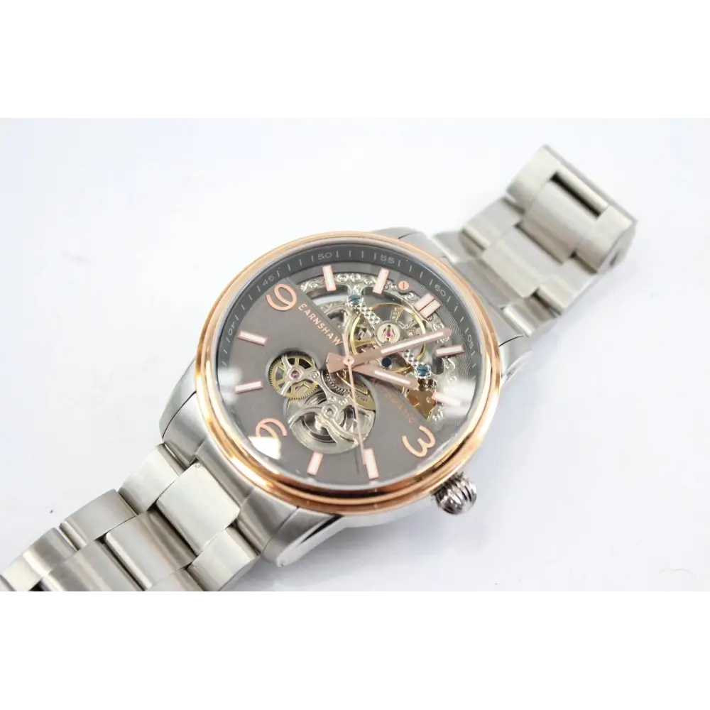 Earnshaw Skeleton Watch with crown
