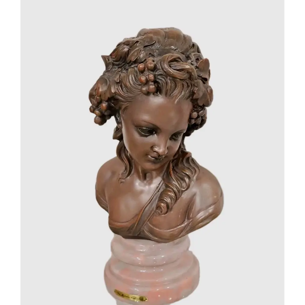 Classical female bust statue Milano Collection collectible