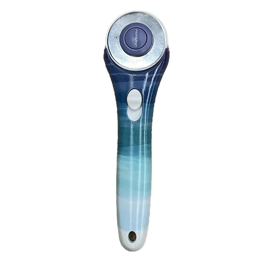 Blue and white rotary cutter