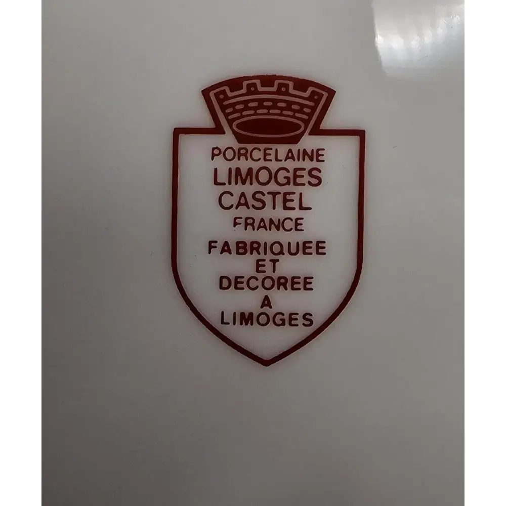 Porcelain Limoges Castel France logo