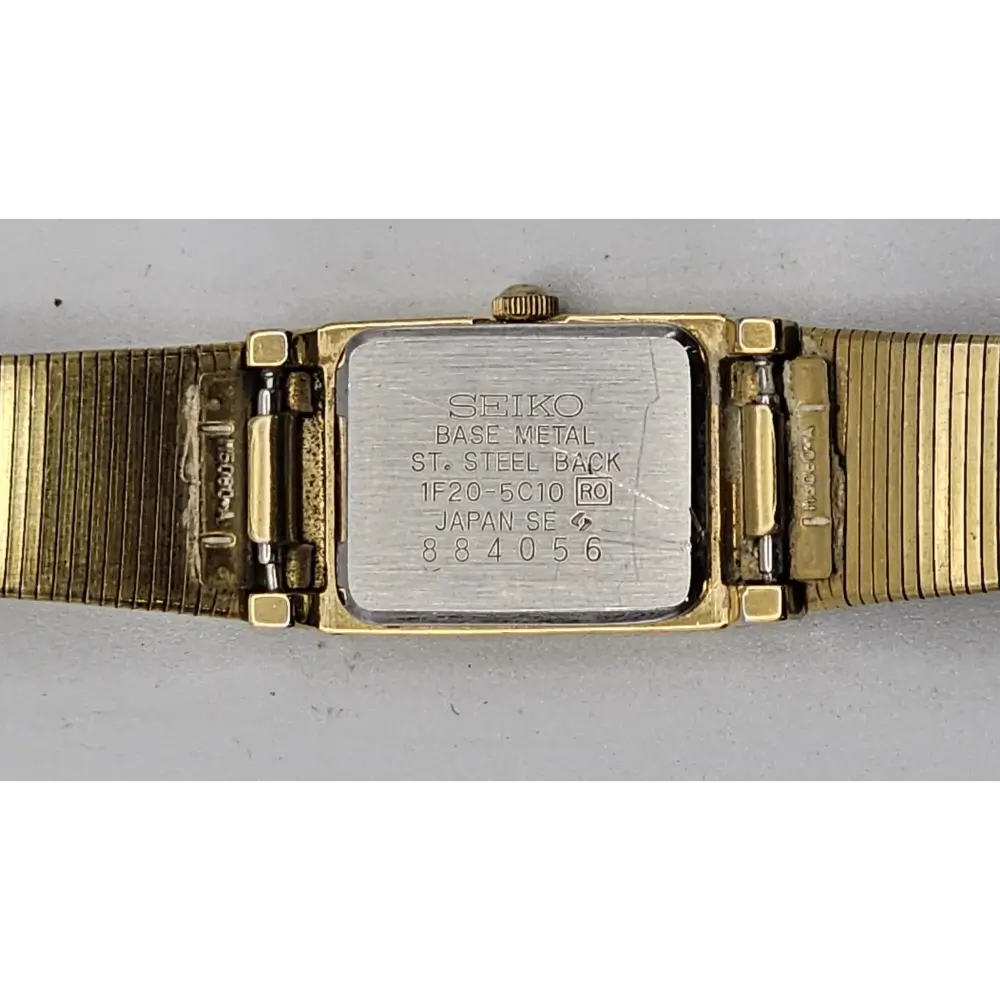 Gold Seiko watch