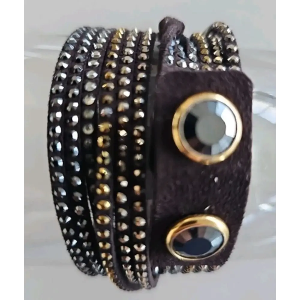 Multistrand bracelet with studded design