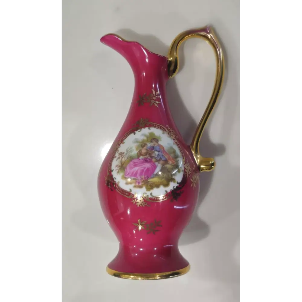 Decorative pink pitcher