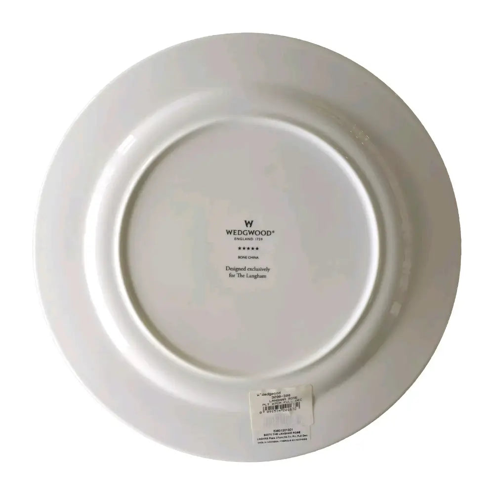 Wedgwood Langham Rose Plate-RRP: $126