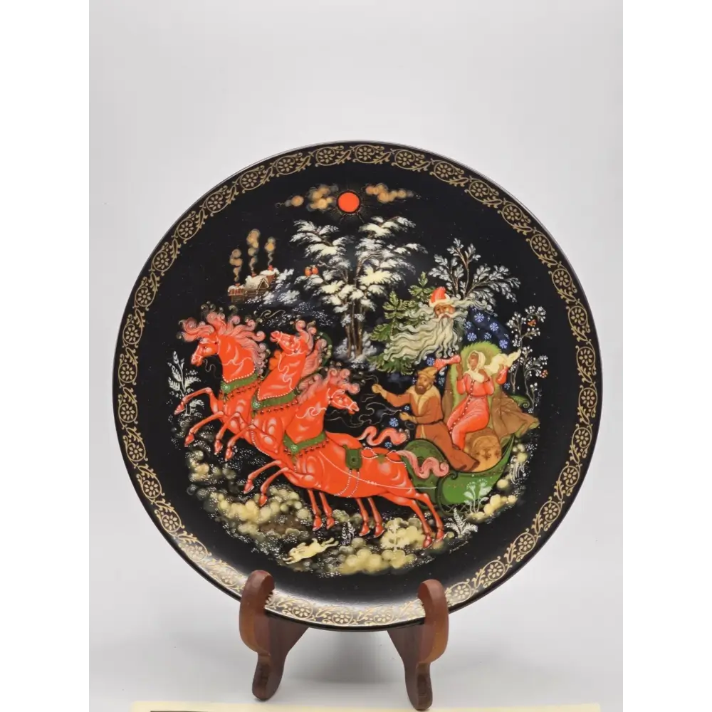 Palekh Russian Legends Limited Edition Porcelain Collector Plate (7.75 in)