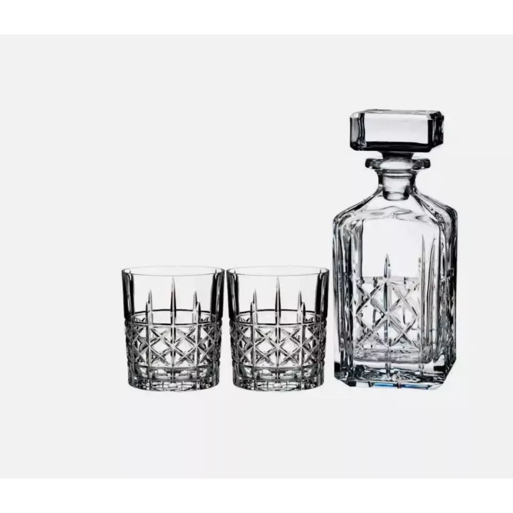 Marquis Brady Decanter Set showcasing elegant crystal craftsmanship by Waterford