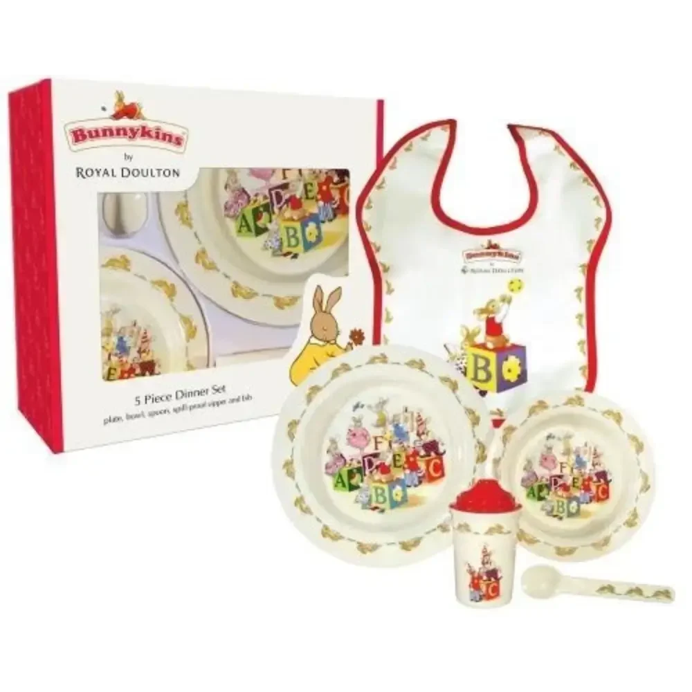 Royal Doulton Bunnykins 5-piece melamine set for Baby & toddlers