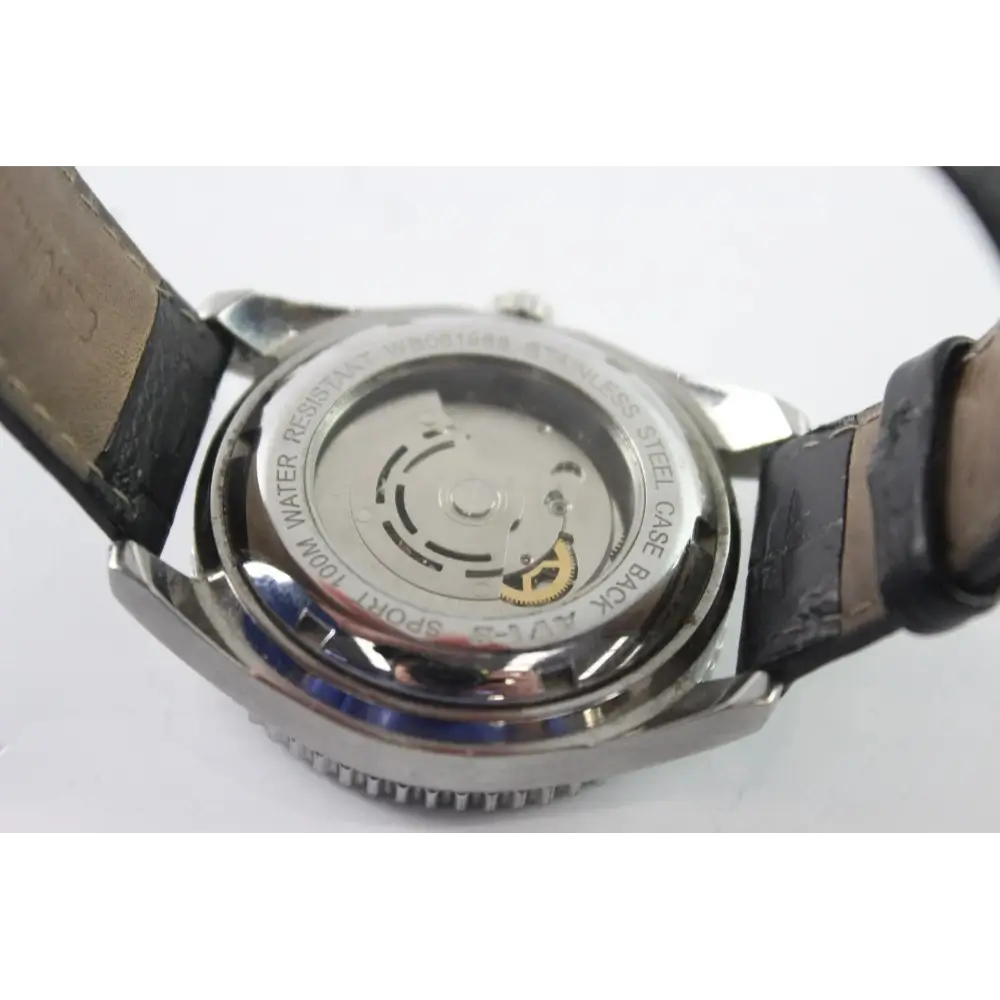 Watch back cover with mechanical movement