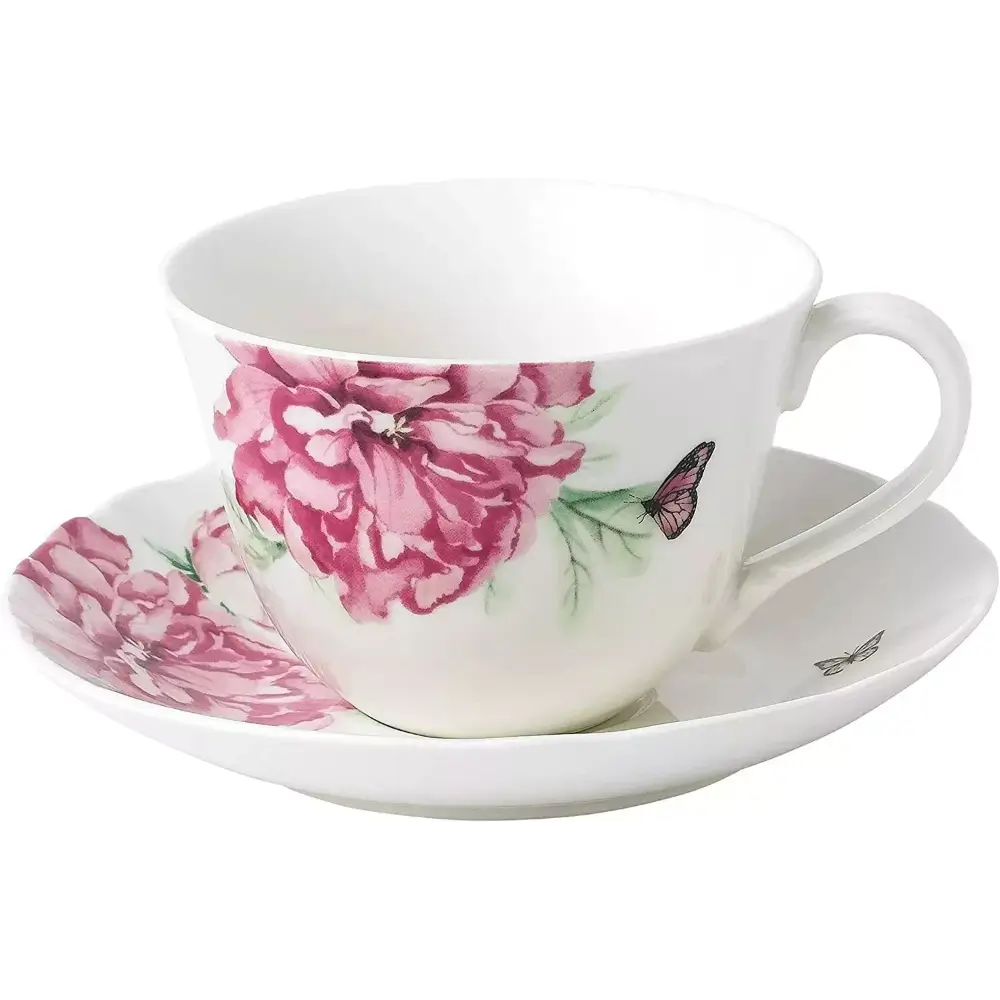 15-Piece Royal Albert Miranda Kerr Tea Set with Colorful Floral Design