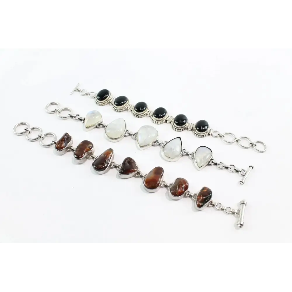 Set of three bracelets