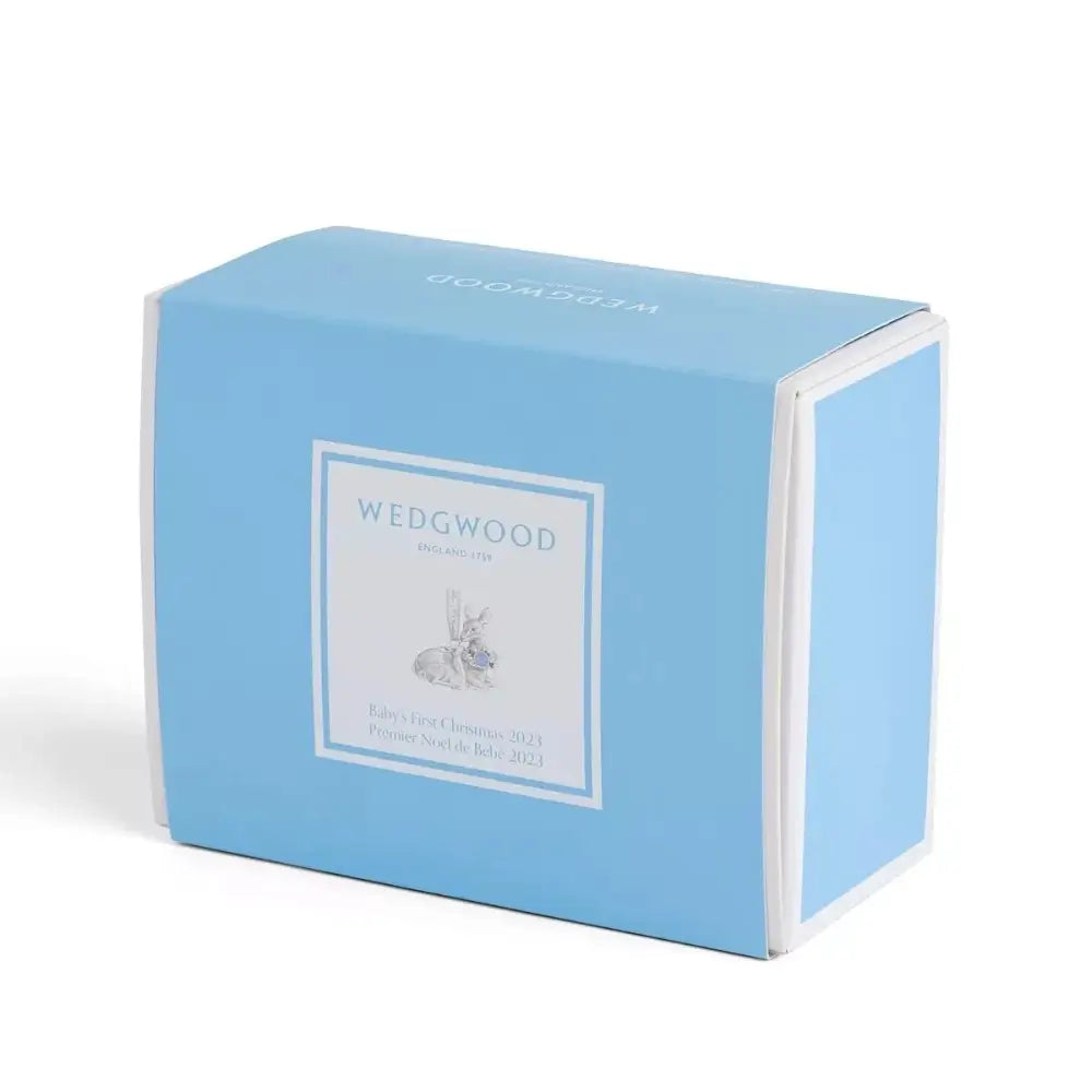 Light blue box with 'Wedgwood' branding