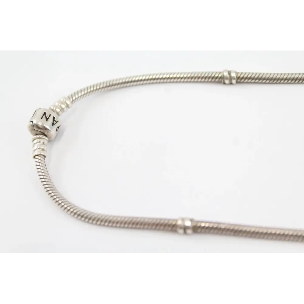 Silver snake chain bracelet