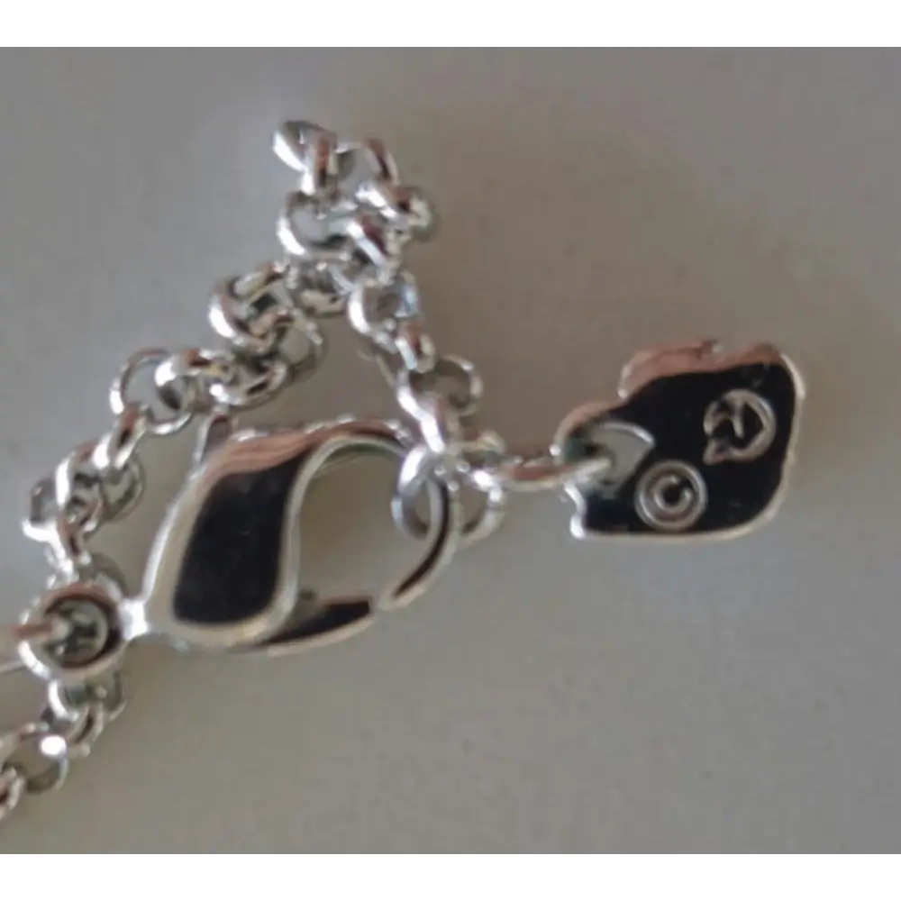 Swarovski Black Crystal Necklace - Faceted Pendant (Wavy Design, Signed)