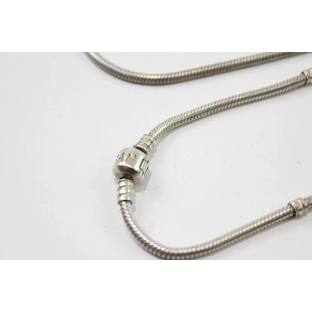 Silver snake chain bracelet