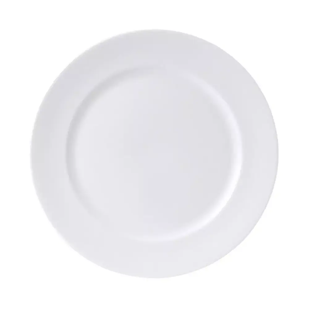 White ceramic plate