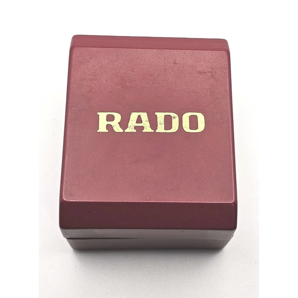 Maroon Rado jewelry box