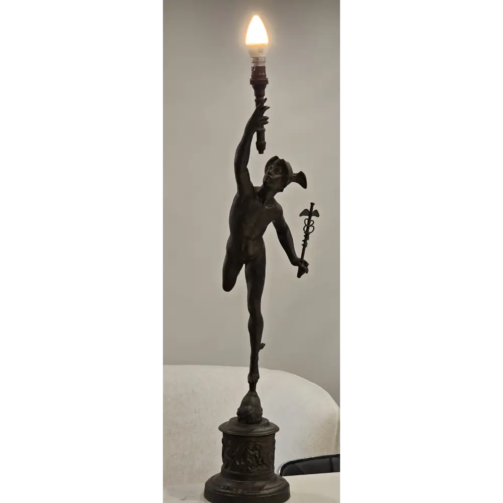 Large Rare Bronze Mercury Sculpture for Collectors