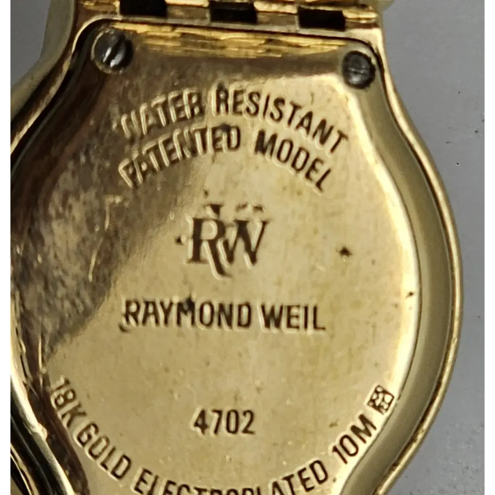 Back view of a Raymond Weil