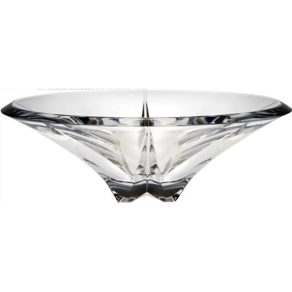 Clear glass bowl