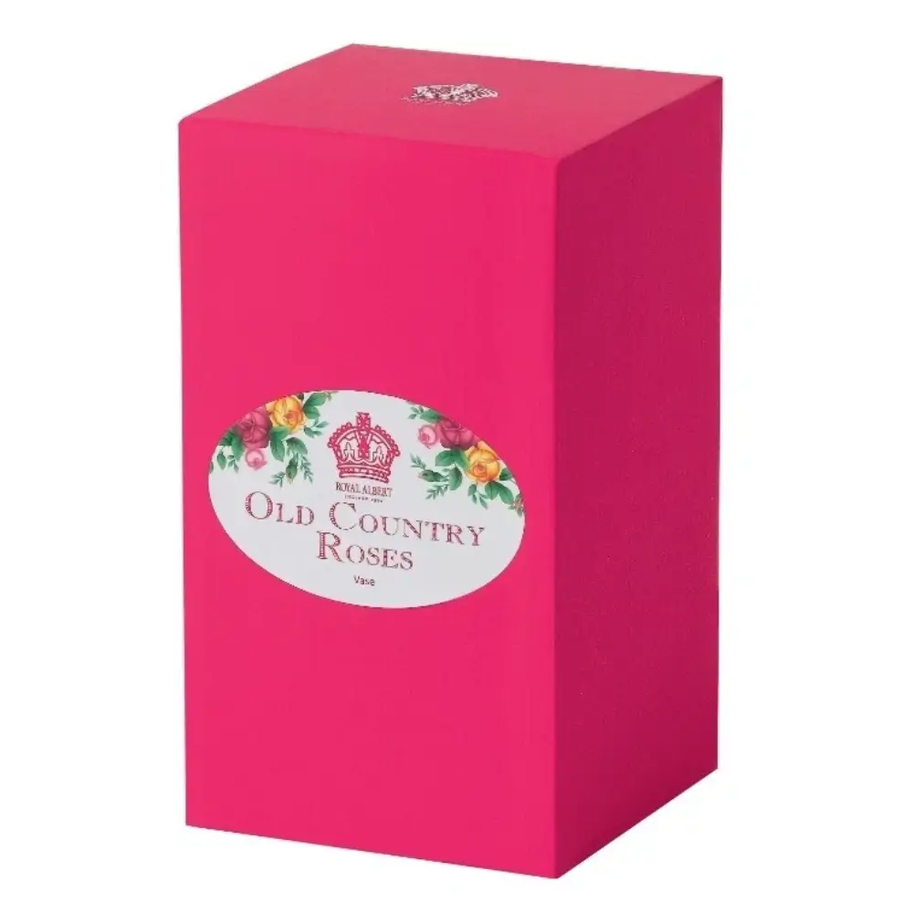 Pink box with 'Old Country Roses'