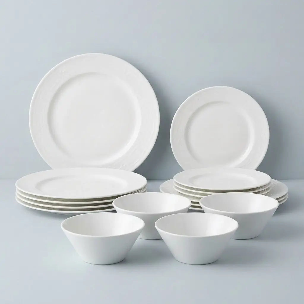 Royal Doulton 1815 Pure White Dinnerware Set – 12 Piece Set for 4 from our Dinnerware Sets