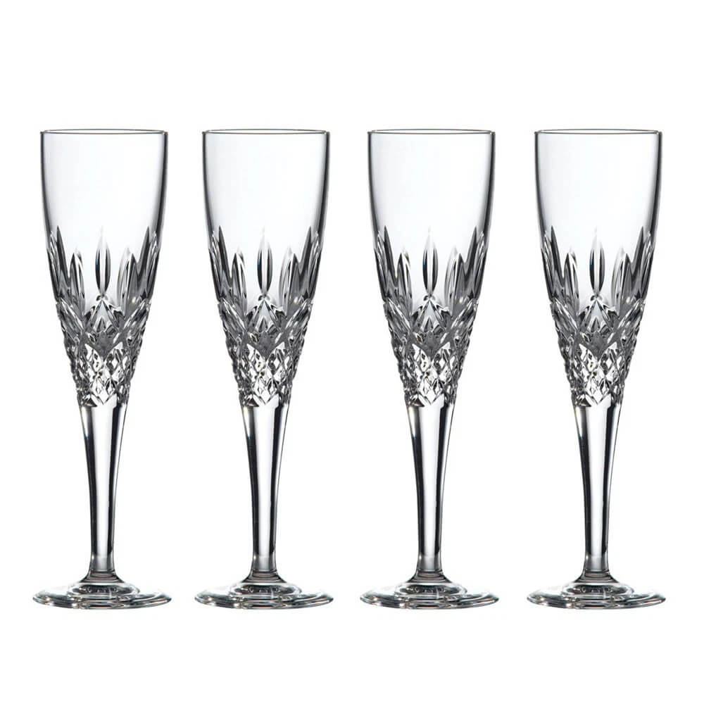 Royal Doulton Highclere Crystal Flute Set Of 4