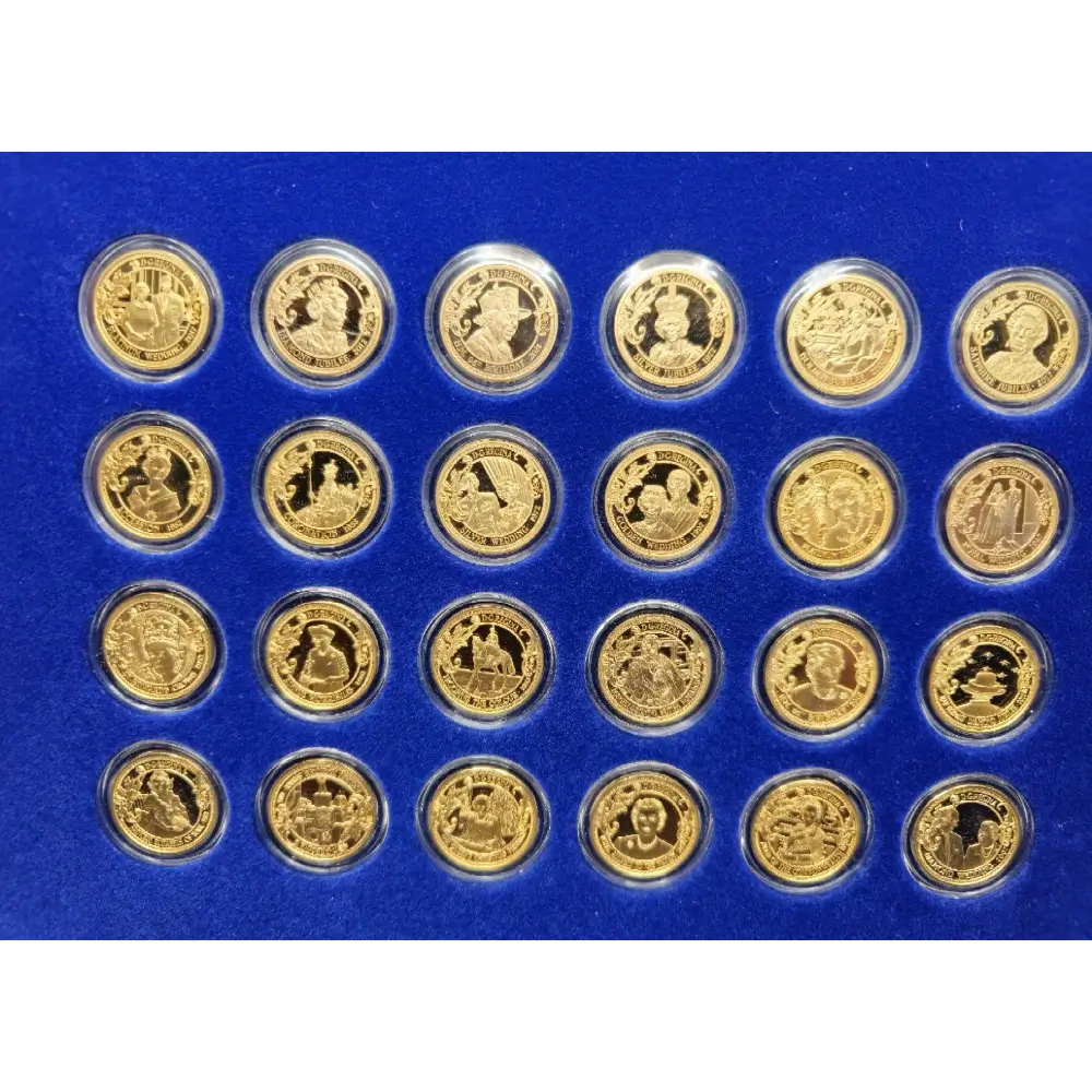 Rare Royal House of Windsor coin with elegant packaging