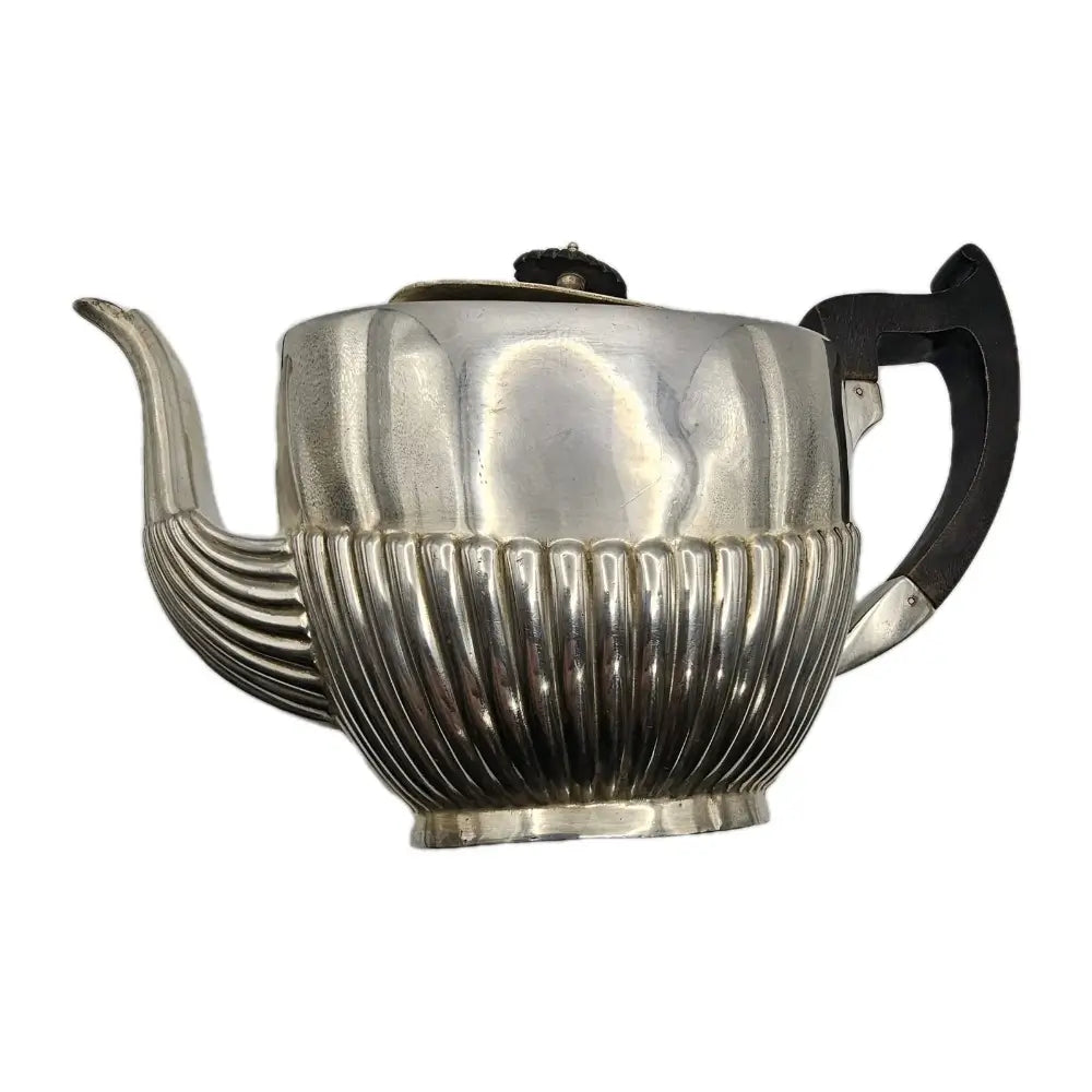 Silver teapot