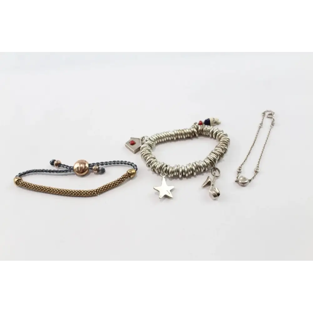 Set of three bracelets