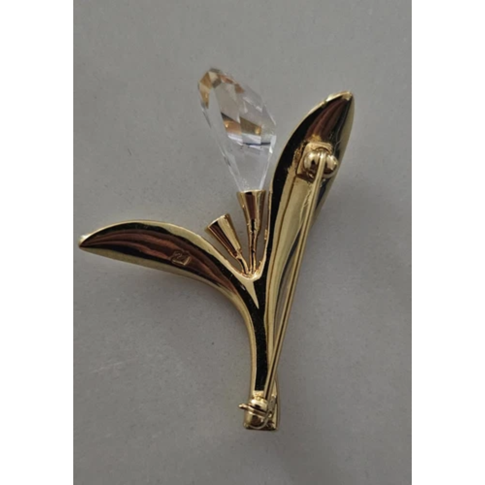 Gold and crystal decorative item
