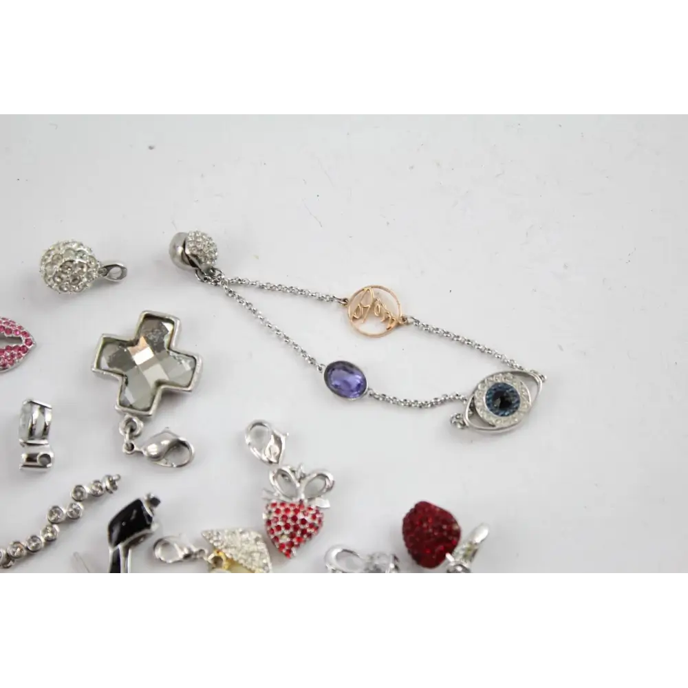 Collection of various jewelry charms
