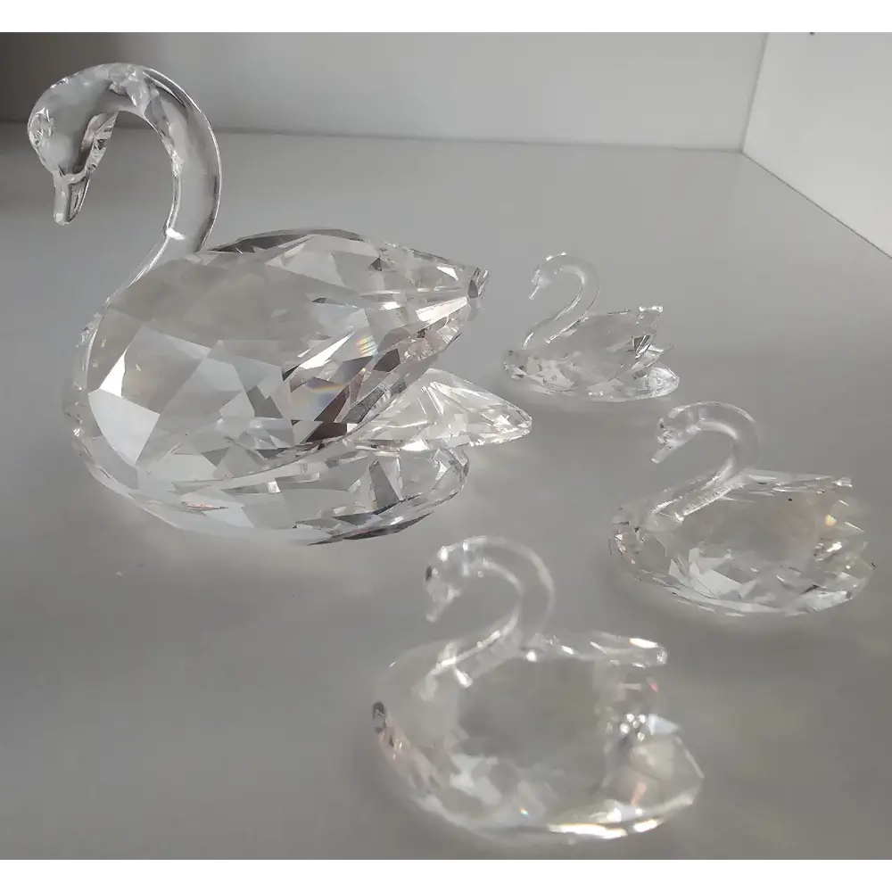 Swarovski Swan Beauties of the Lake crystal figurine set