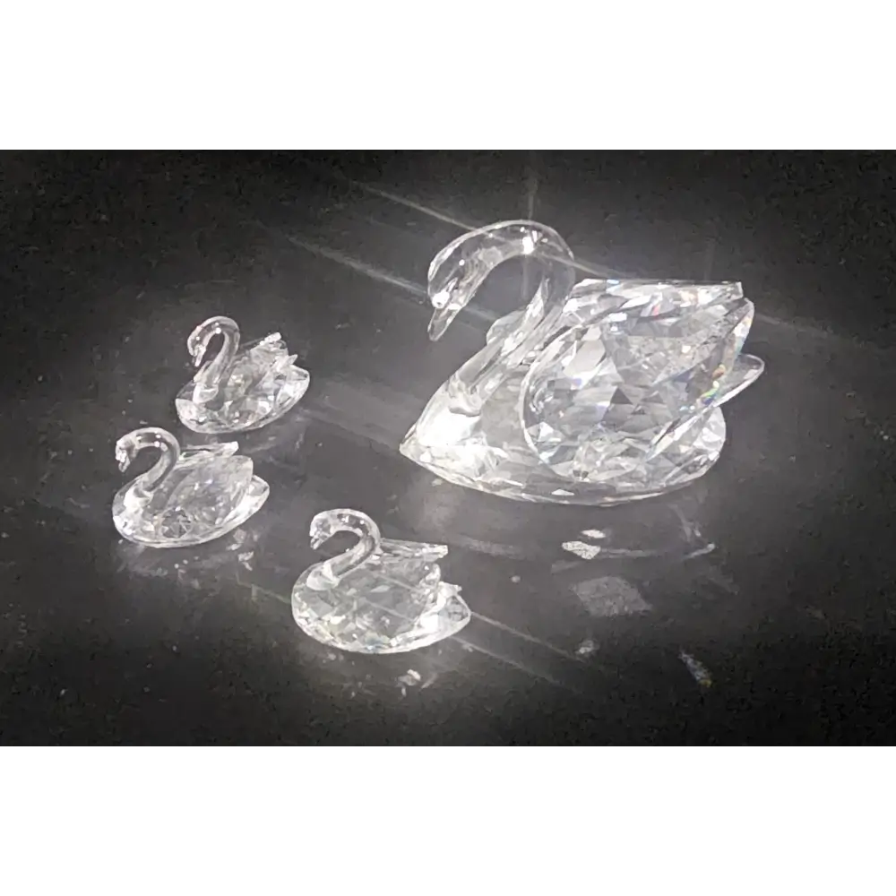 Elegant Swarovski Swan Beauties of the Lake 4-piece set
