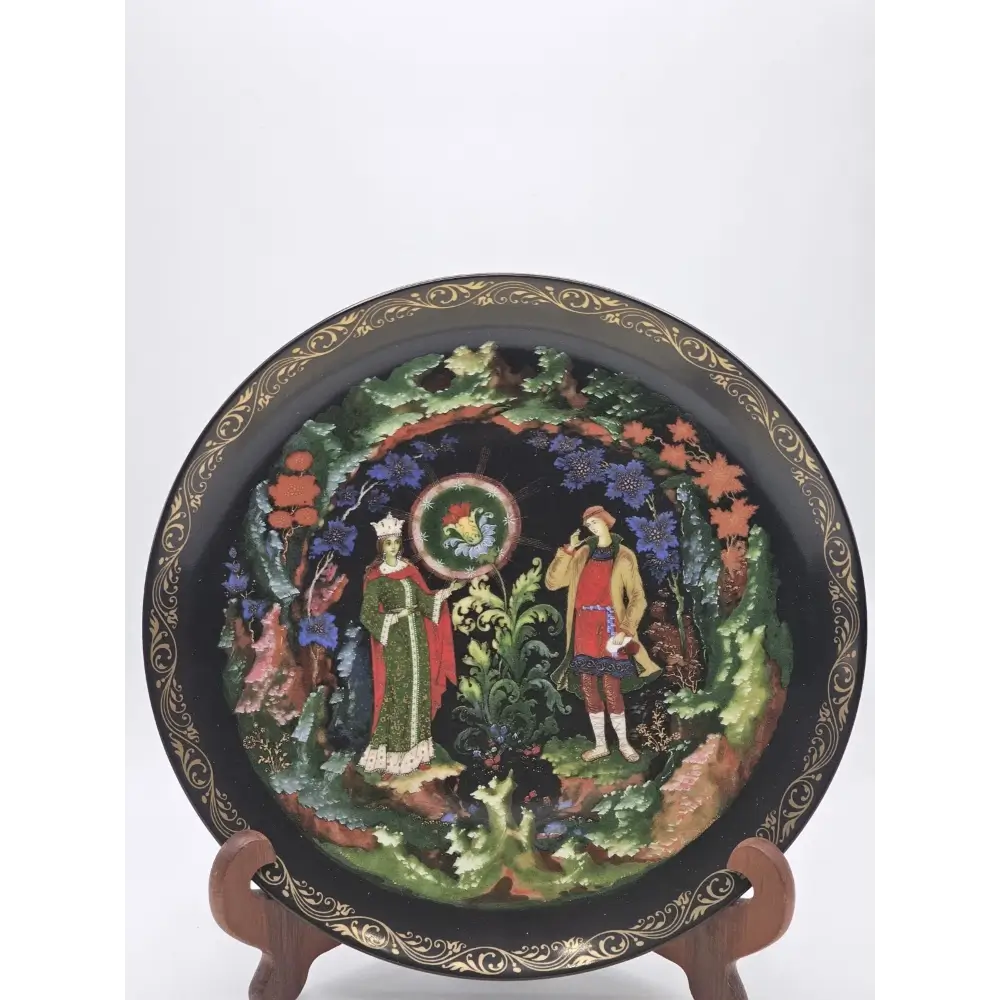 Palekh Russian Legends Limited Edition Porcelain Collector Plate (7.75 in)