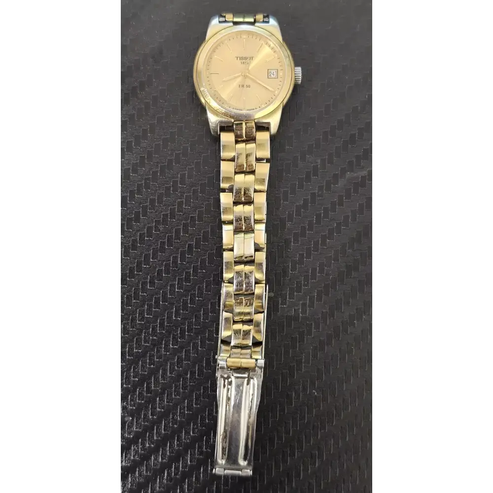 Gold and silver watch