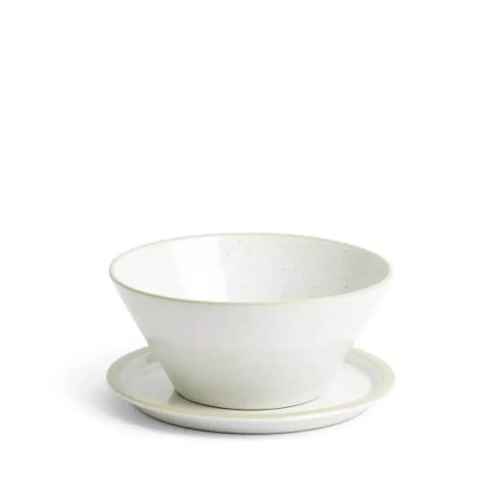 Durable stoneware set for small meals or snacks