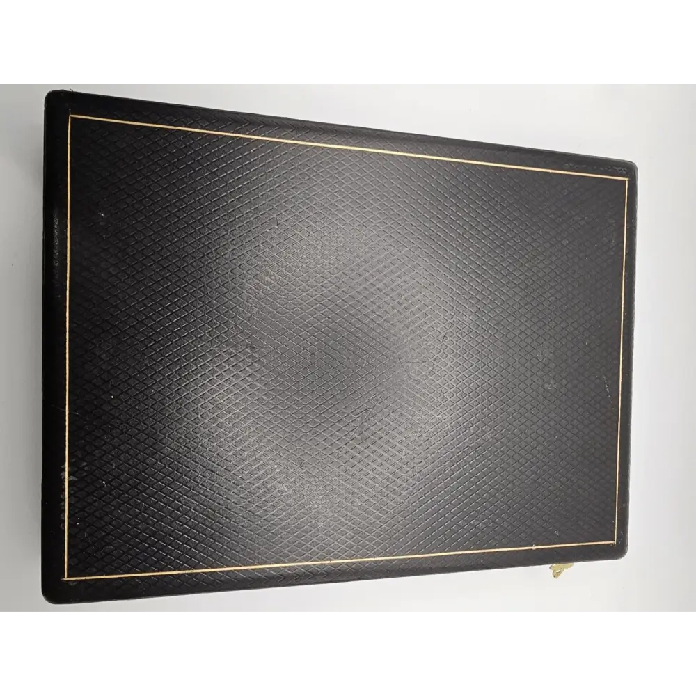 Black textured mat
