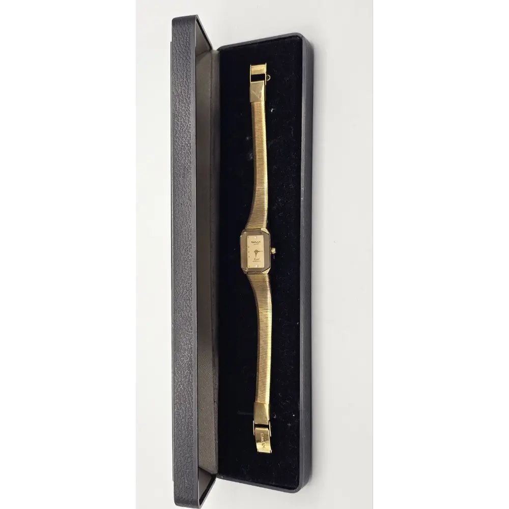 Vintage Omax Crystal Ladies in black box