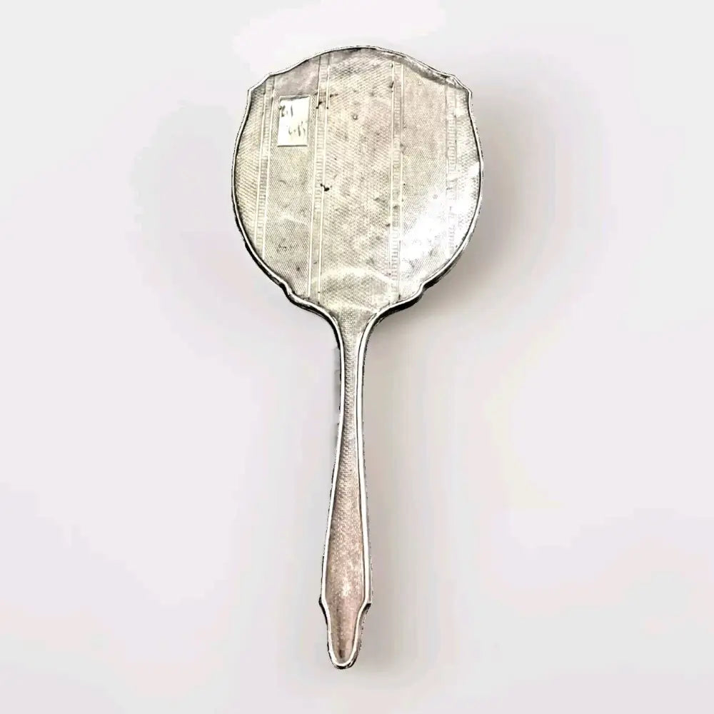 Antique Vintage Sterling Silver Hand Mirror (1935)