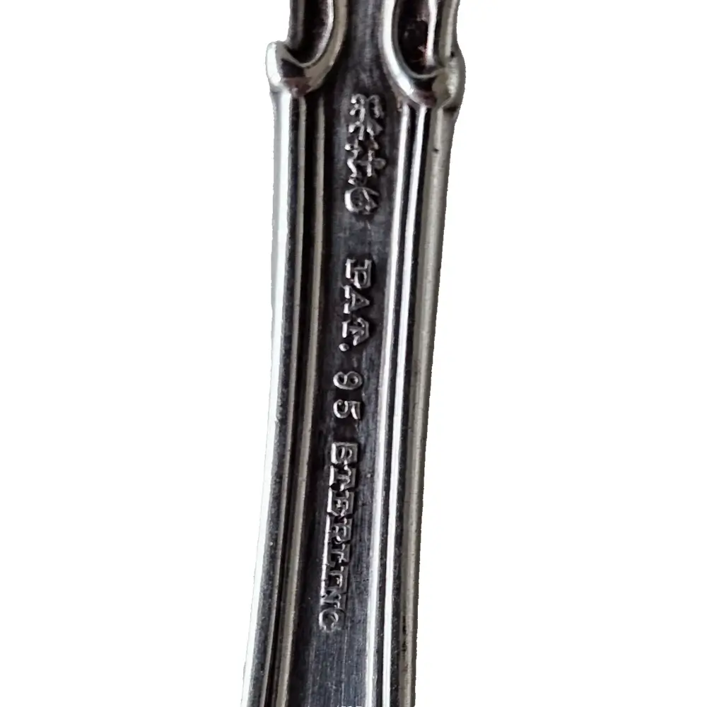 Classic vintage silver teaspoons with timeless design